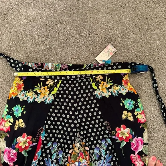 Johnny Was Multicolor Floral Patchwork Pants - Picture 6 of 14